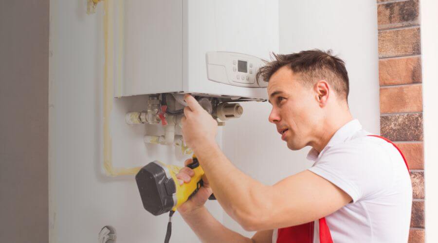 Professional water heater repair in Sebago, ME